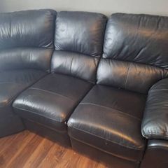 Leather sofa