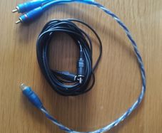 Subwoofer 2 RCA into 1 RCA cable + 6m RCA to RCA extension