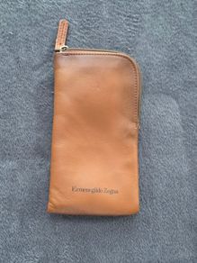 Ermenegildo Zegna Leather Soft Sunglasses Case