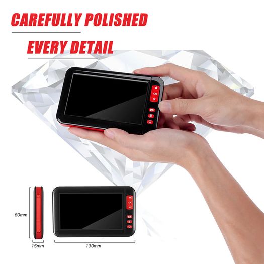 10M Hard wire F200 HD1080P 8MM Lens Screen inspection endoscope camera waterproof borescope 4.3 inch HD TFT IPS Screen camera Car Monitor
