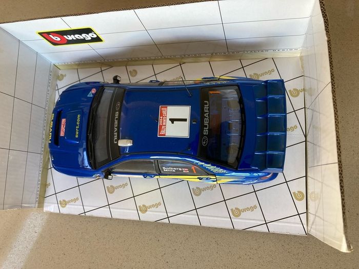 Subaru Impreza Rally Solberg Mills Scale 1/18 Burago