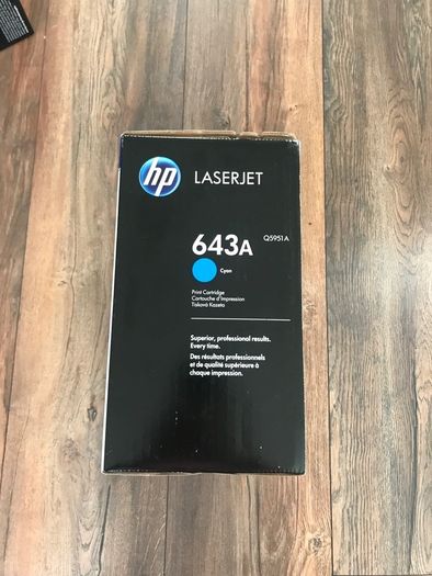 HP 643A Cyan LaserJet Toner Cartridge Q5951A