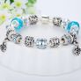 Blue Pandora Style Charm Bracelet Image 2