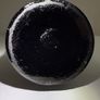 Pair of Antique Victorian Black Glass Barrel Jars (c. 1850s) Image 4
