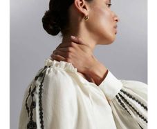 &other stories embroidered blouse