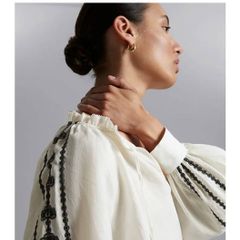 &other stories embroidered blouse