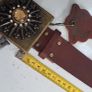 RIVER ISLAND brown genuine leather belt with embellished buckle - Sz M-L  Bnwt - Rrp 32 Image 8