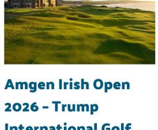 2 SUNDAY Amgen Irish Open General Admission Tickets