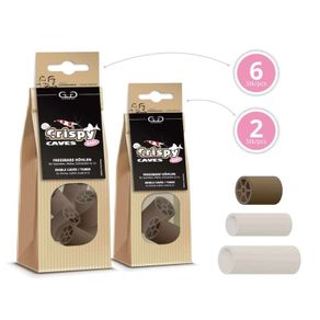 GlasGarten Crispy Caves Baby 2pcs - Edible Caves and Food for Baby Shrimp