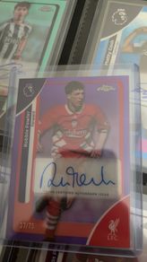 topps chrome Robbie fowler numbered auto
