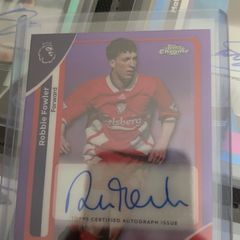 topps chrome Robbie fowler numbered auto