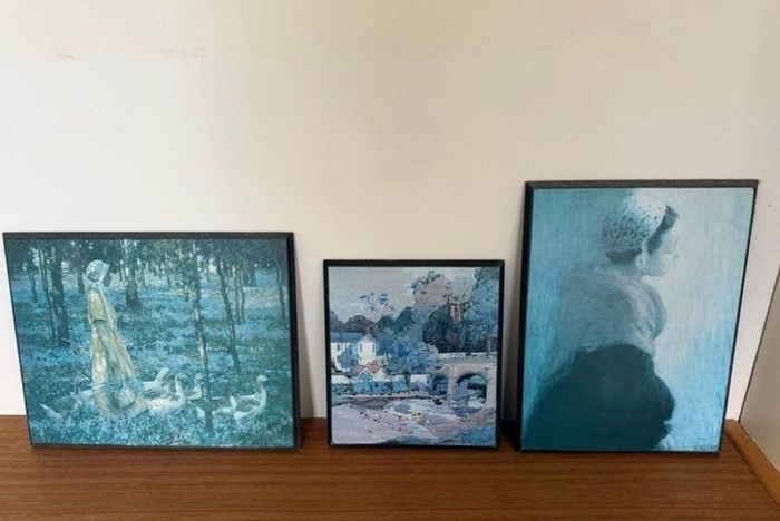 Vintage National Gallery Official Heat Sealed Wooden Prints