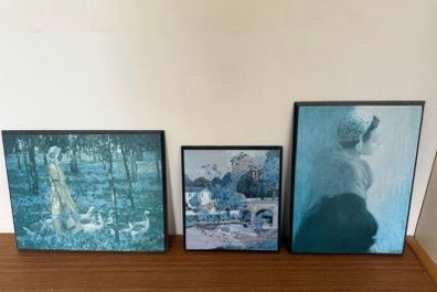 Vintage National Gallery Official Heat Sealed Wooden Prints