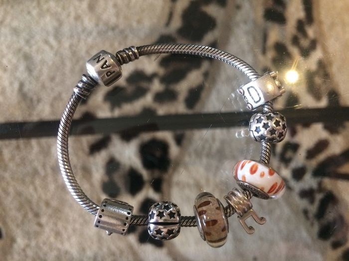 Pandora Genuine Oxidised Charm Bracelet