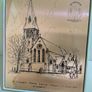 Antique Copperware Plague St Comgall's Parish Church Bangor / Copperware Designs Image 3