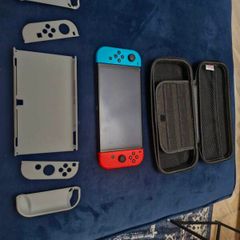 nintendo switch (1) oled with 14 virtual games