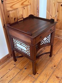 antique bedside table