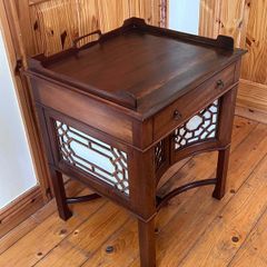 antique bedside table