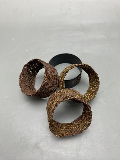 A set of 19th Century Japanese Napkin Rings