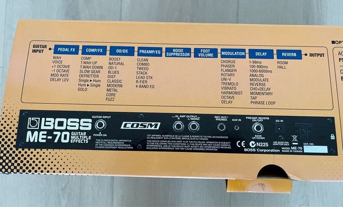 Boss ME-70 Guitar Multi Effects Pedal ME70