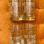 Four Rare Rugby Triple Crown Glasses Image 3