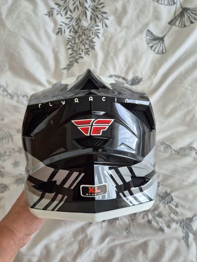 Helmet Mtb Fly Racing Black&white