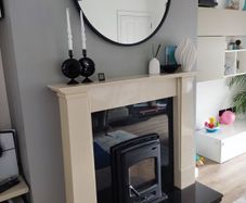 Complete fireplace