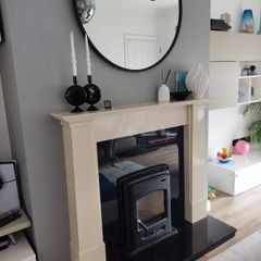 Complete fireplace