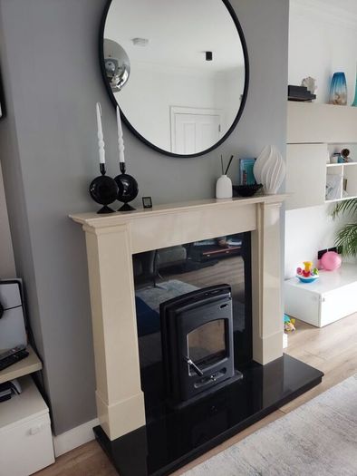 Complete fireplace