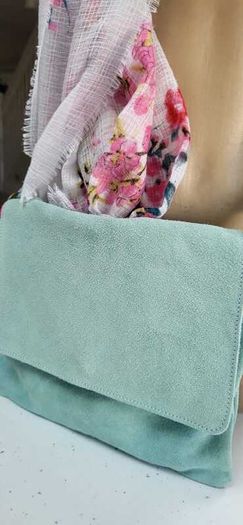 Acqua Azure Bag, Belt and Scarf Combo - All 3 Sold as 1.