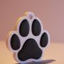 Personalised 3D Printed NFC Smart Pet Tag / Keychain Image 5