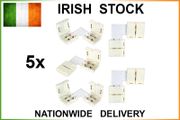 5050 5630 LED Strip Light Connectors L Shape Adapters 10mm 2pin NO Soldering