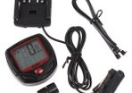 New Wireless LCD Waterproof Bike Speedometer Odometer Computer + Battery