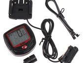 New Wireless LCD Waterproof Bike Speedometer Odometer Computer + Battery