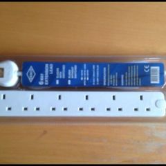4 / 6 way extension leads and surge protector
