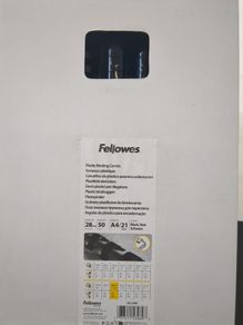 Fellowes plastic binding combs