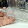 492 - Set of 7 Vintage Clear Glass Screw Cork Top Collectible Decorative Bottles Image 8