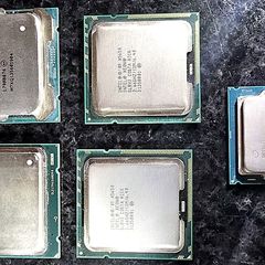 Intel CPU job lot x5 - Xeon E5-2680 v4, X5650 x2, E5-1620, i3-6100T