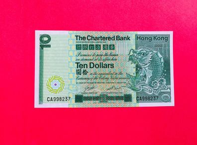 Hong Kong   10  Dollars   1981  Pick  77b   (uncirculated )