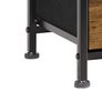 Chest of Drawers, Bedroom Furniture with 10 Large Drawers,Wooden Top & Metal Frame,Storage Drawers for Closet, Living Room, Hallway, Rustic Brown Image 4