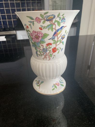 Aynsley large cottage garden vase wi