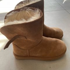 UGG Remora Buckle boot in chestnut suede with a wool lining size UK 3 brand New