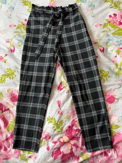 Women check trousers, size 36(UK8)