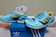 Adidas Torsion Originals ZX 8000 AQUA UK-8/UK-8.5/UK-9.5/UK-10 EG8784 30-years Light Aqua Green Shock Yellow-2019