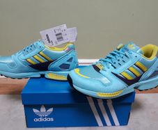 Adidas Torsion Originals ZX 8000 AQUA UK-8/UK-8.5/UK-9.5/UK-10 EG8784 30-years Light Aqua Green Shock Yellow-2019