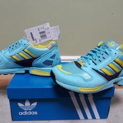 Adidas Torsion Originals ZX 8000 AQUA UK-8/UK-8.5/UK-9.5/UK-10 EG8784 30-years Light Aqua Green Shock Yellow-2019