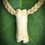 1 Tribal Style Ethically Sourced Bone and Cord Necklace Image 5