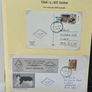 24 Beautifully written up Isle of Man display pages with lots of postcards and stamps. Maps, IOM TT and Manx cat noted Image 9