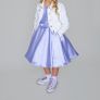 Stunning Blingalicious Lavender Confirmation Dress Image 2
