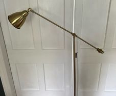 Brass floor lamp